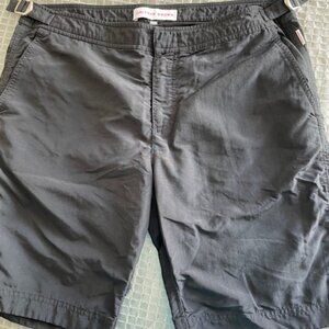 Orlebar Brown shorts style Dane II black with black liner size 32 inseam 9 inche